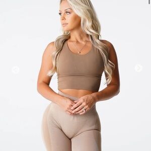 Mocha Matrix Bra Top